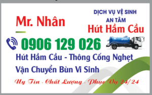 Hút Hầm Cầu Quận 2 TP Hồ Chí Minh Uy Tín Nhất